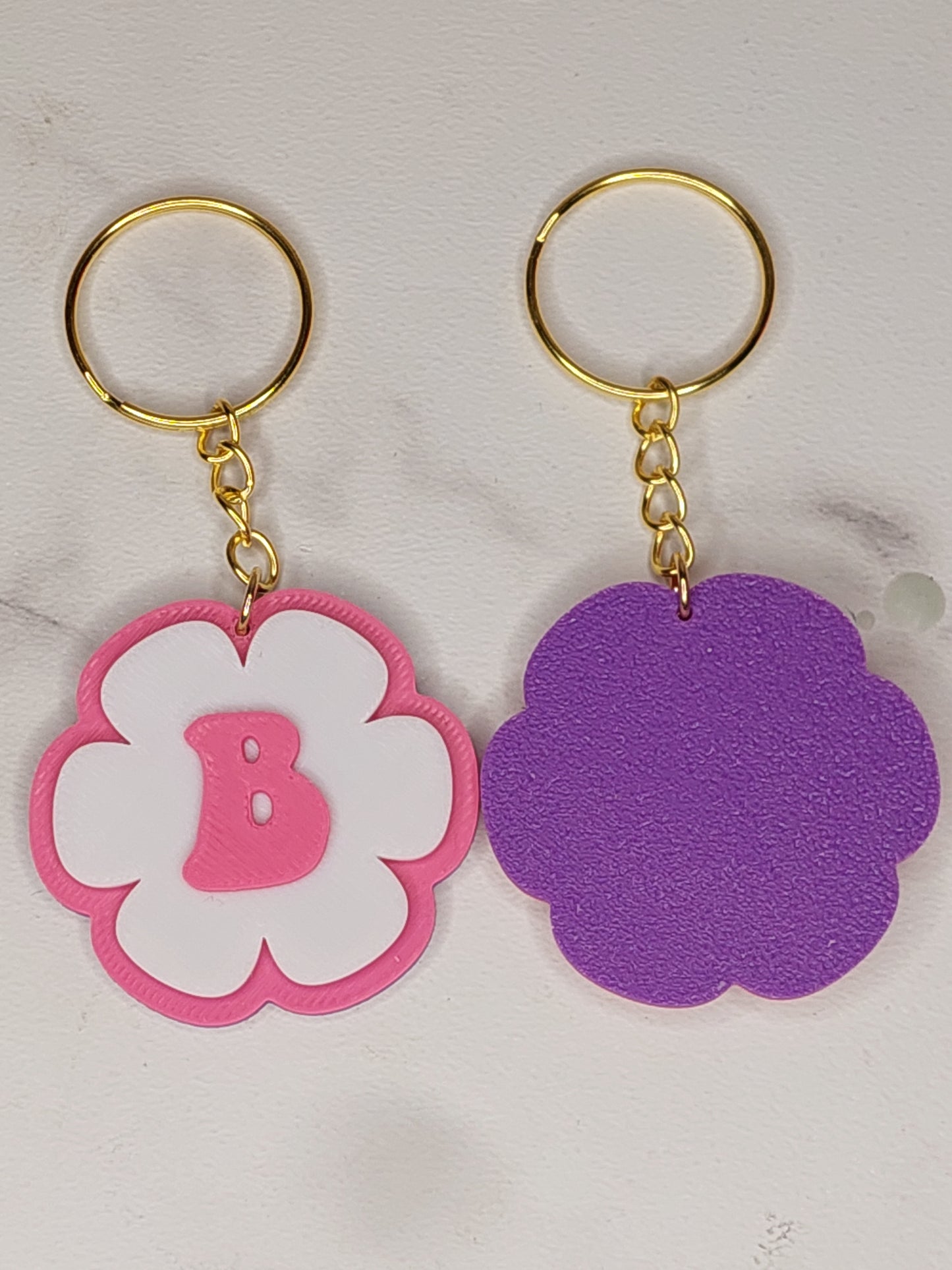 Sleutelhanger Letter Bloem