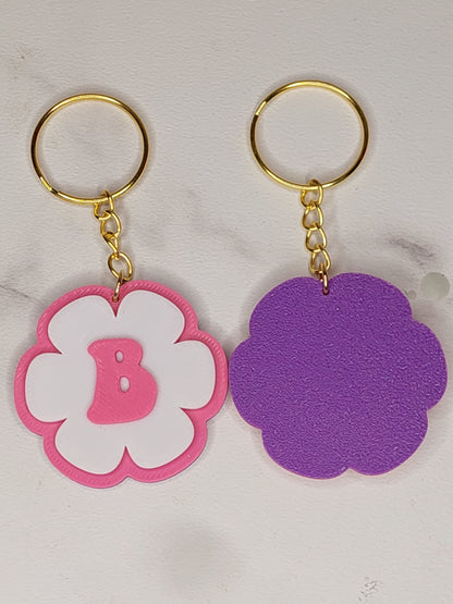 Sleutelhanger Letter Bloem