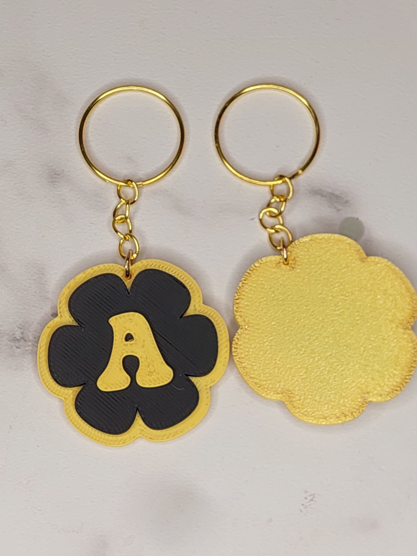 Sleutelhanger Letter Bloem