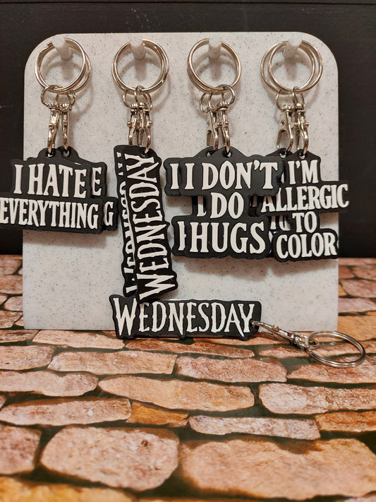 Wednesday sleutelhangers