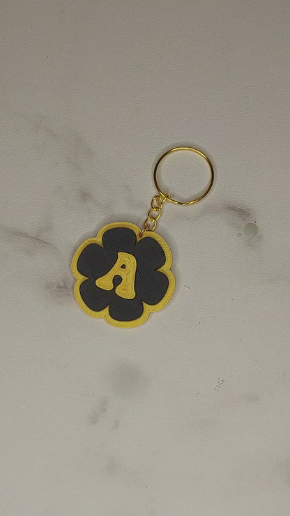 Sleutelhanger Letter Bloem